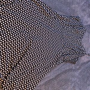 Black shell spaghetti strap dress